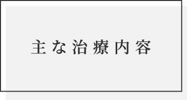 主な治療内容